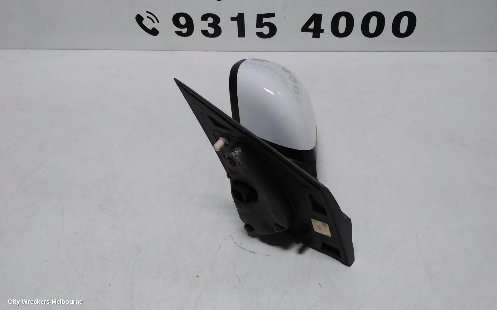 HOLDEN BARINA LEFT DOOR MIRROR, TM, COLOUR CODED, 09/2011 - 12/2018