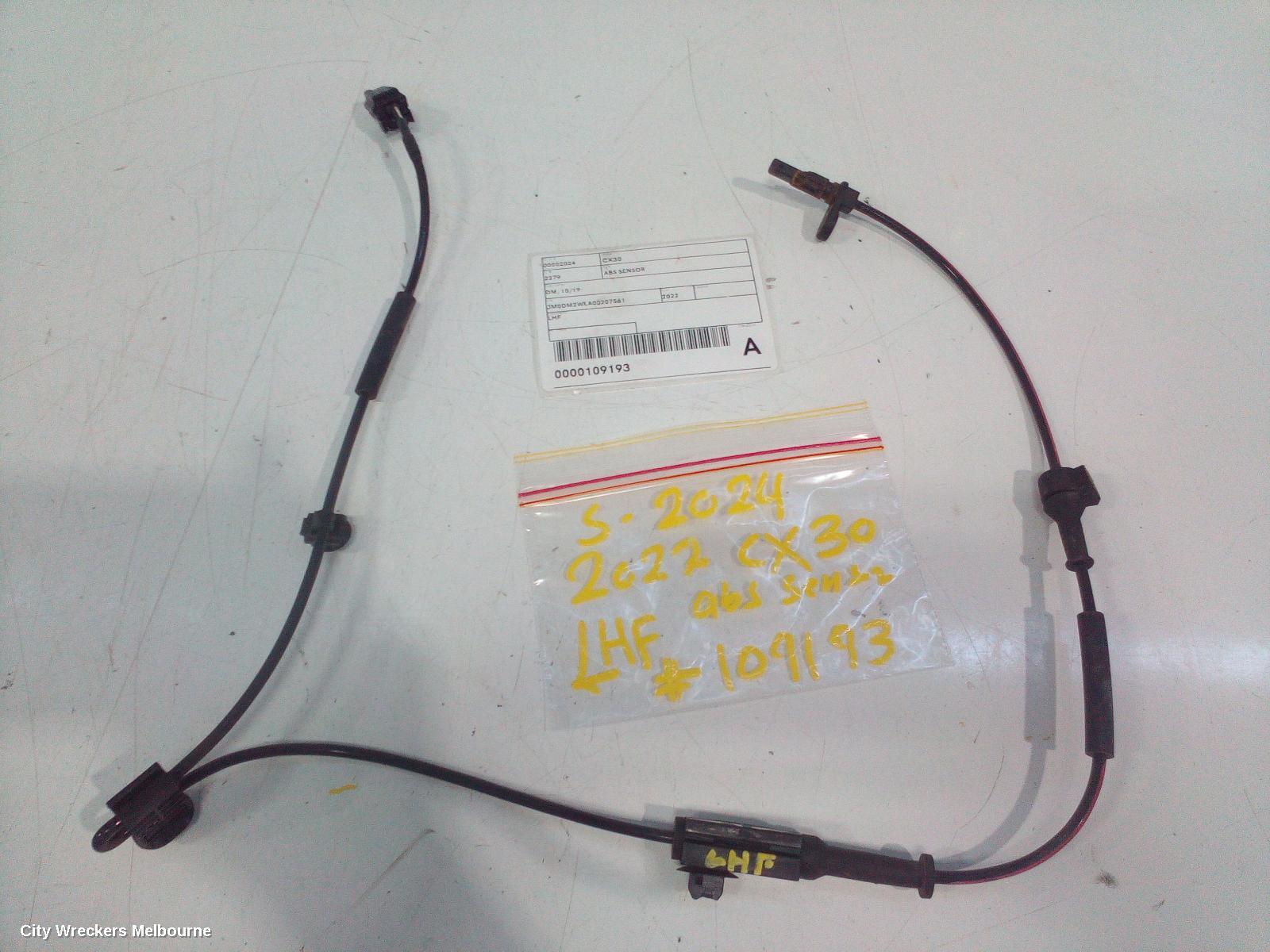 MAZDA CX30 ABS SENSOR, DM, RH FRONT, 10/2019 ONWARDS