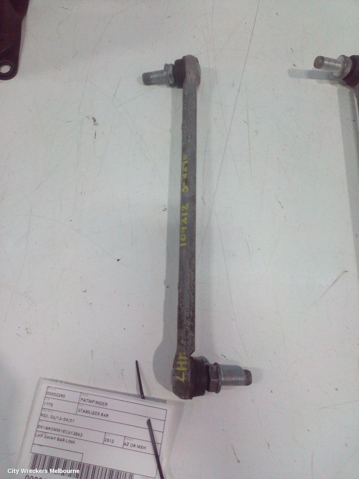 NISSAN PATHFINDER STABILISER BAR, R52, 06/2013 - 04/2021
