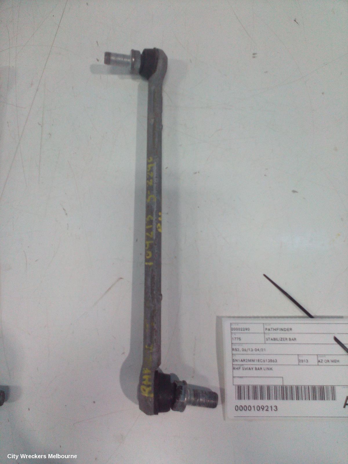 NISSAN PATHFINDER STABILISER BAR, R52, 06/2013 - 04/2021