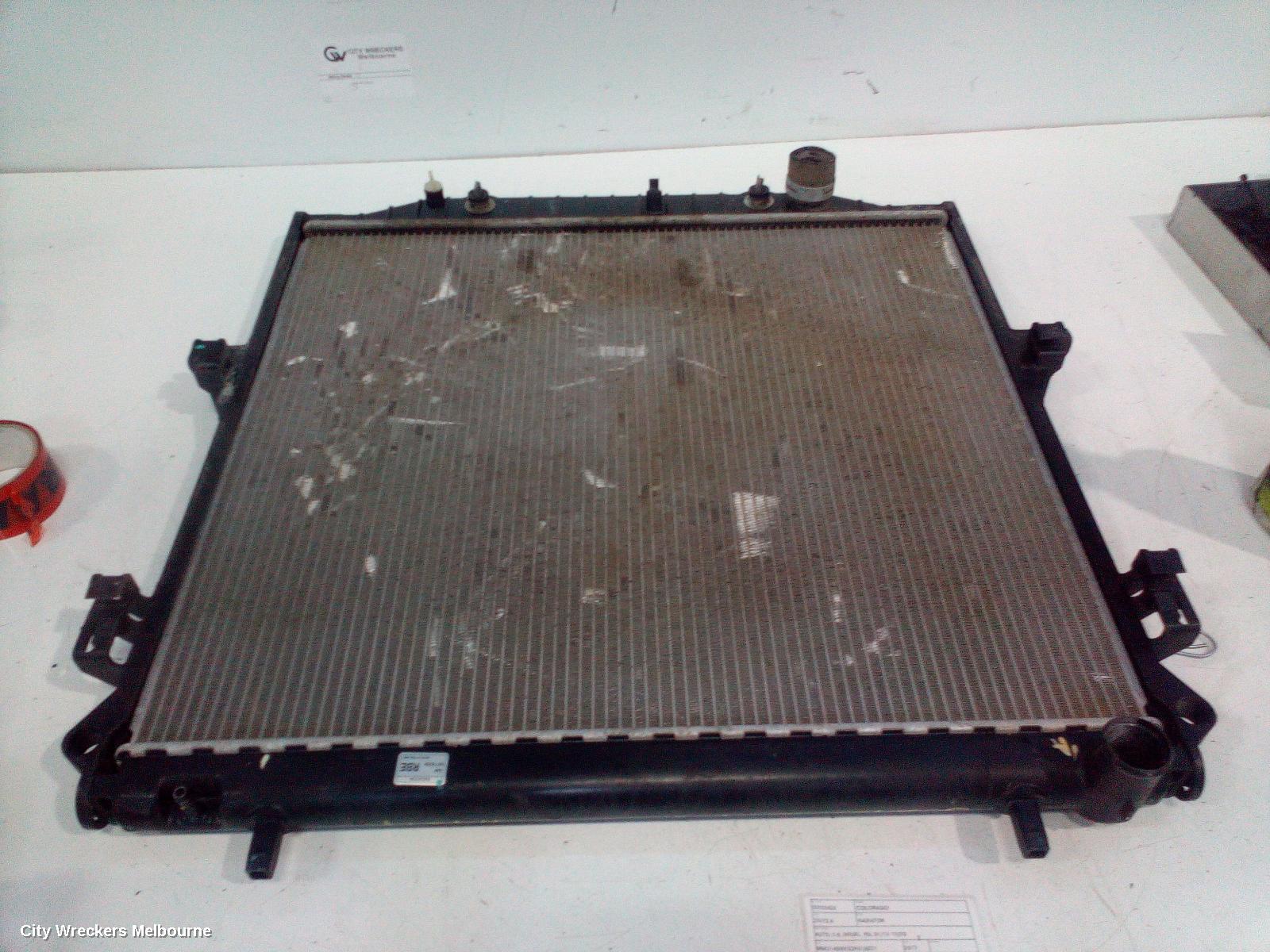 HOLDEN COLORADO RADIATOR, AUTO, 2.8, DIESEL, RG, 01/2012 - 12/2020