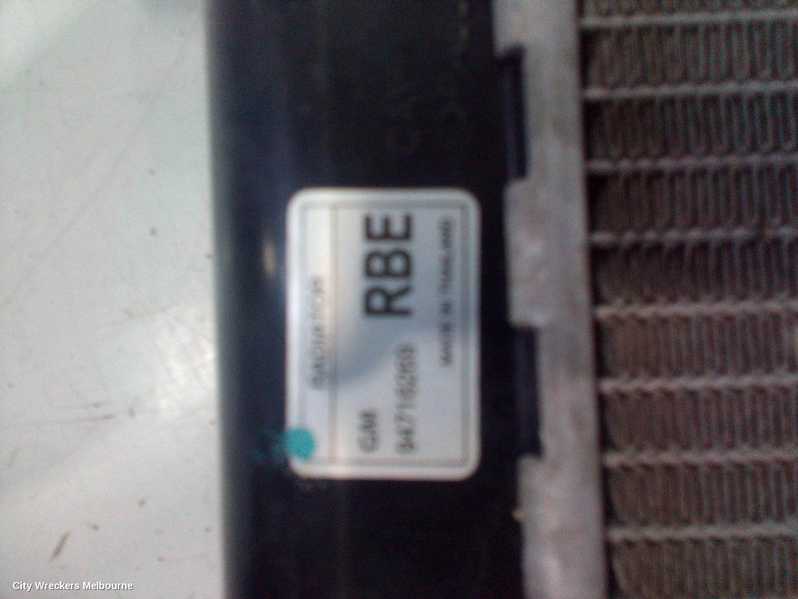 HOLDEN COLORADO RADIATOR, AUTO, 2.8, DIESEL, RG, 01/2012 - 12/2020