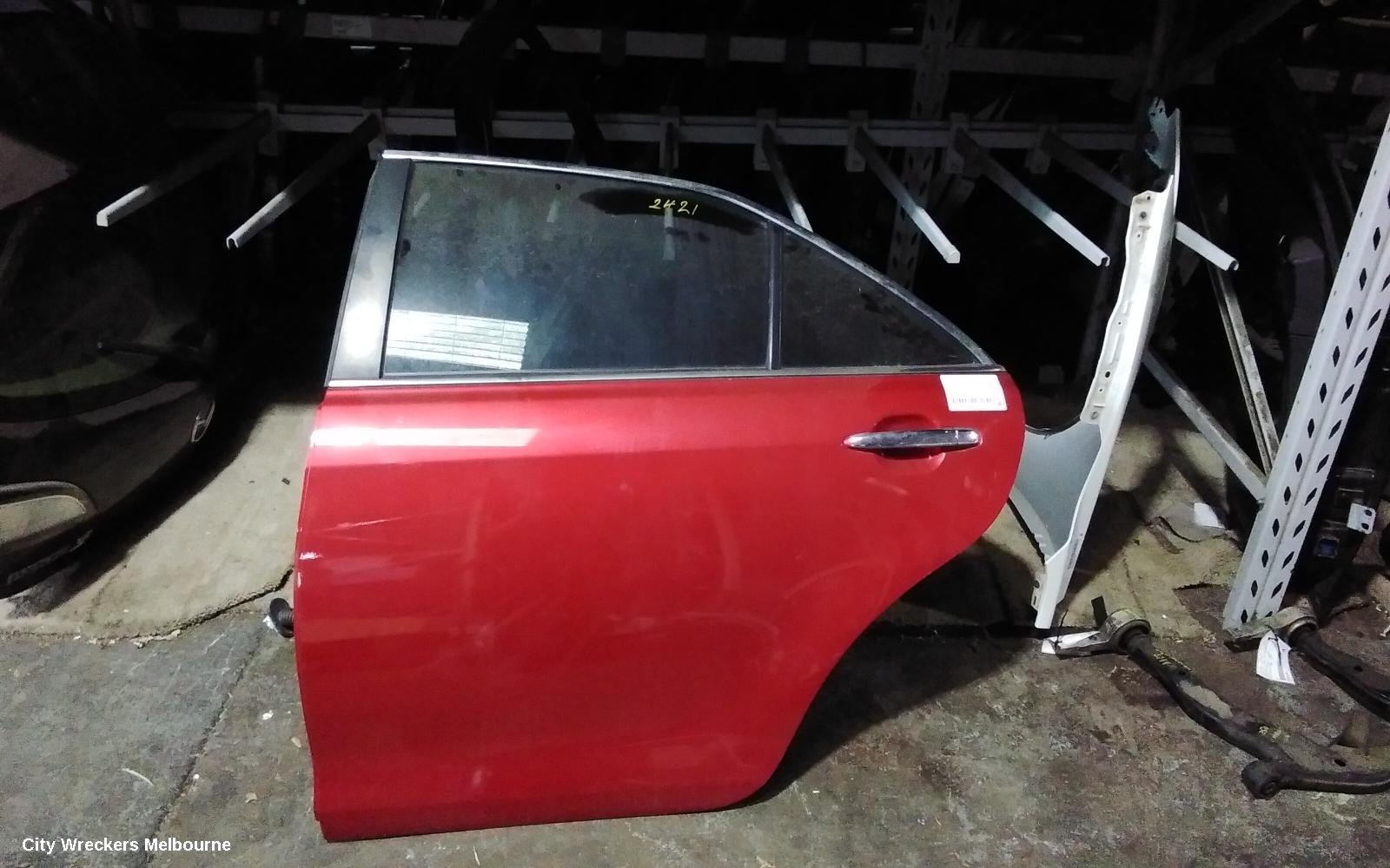 TOYOTA CAMRY LEFT REAR DOOR/SLIDING, ACV40/AHV40, NON MOULD TYPE, 06/2006 - 11/2011