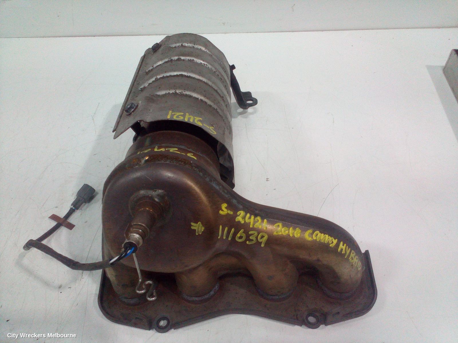 TOYOTA CAMRY CATALYTIC CONVERTER, MANIFOLD-CAT TYPE, 2.4, PETROL, AHV40, HYBRID, 12/2009 - 11/2011