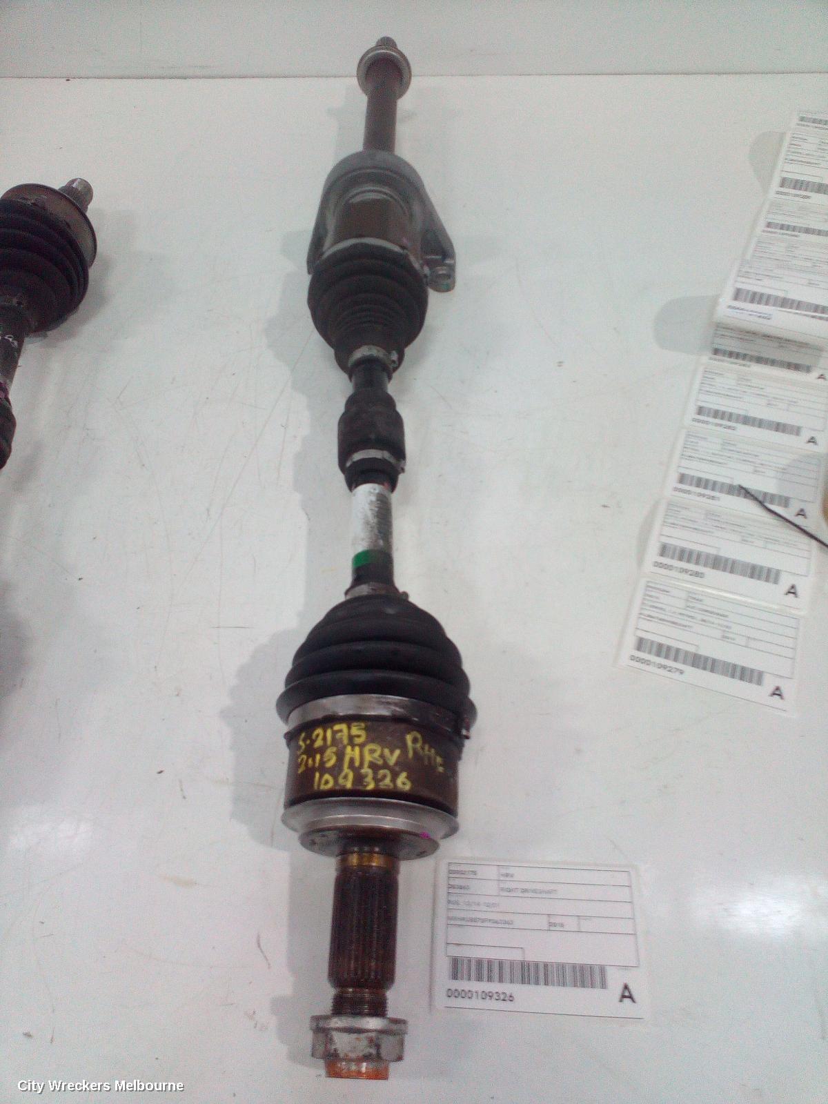 HONDA HRV RIGHT DRIVESHAFT, RU, 12/2014 - 10/2021