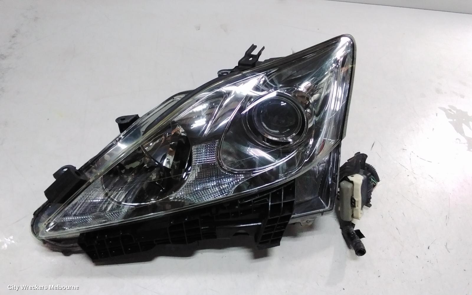 LEXUS IS250/IS250C LEFT HEADLAMP, IS250, GSE20R, HALOGEN TYPE, 10/2010 - 06/2013