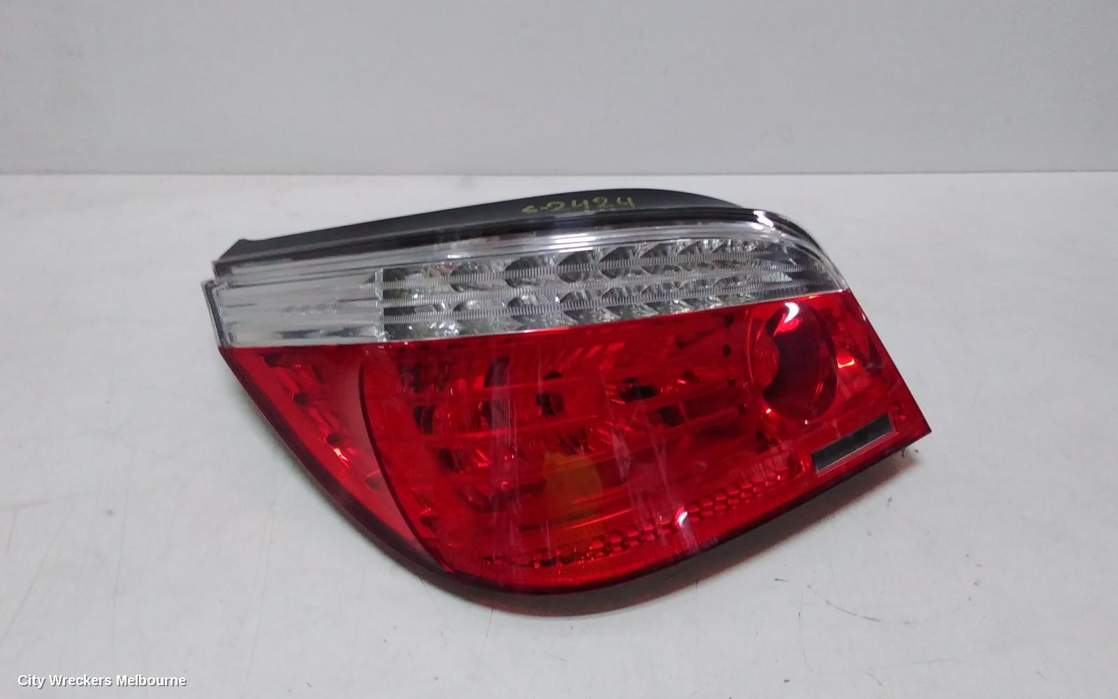 BMW 5 SERIES LEFT TAILLIGHT, E60, SEDAN, LED TYPE, 03/2007 - 04/2010