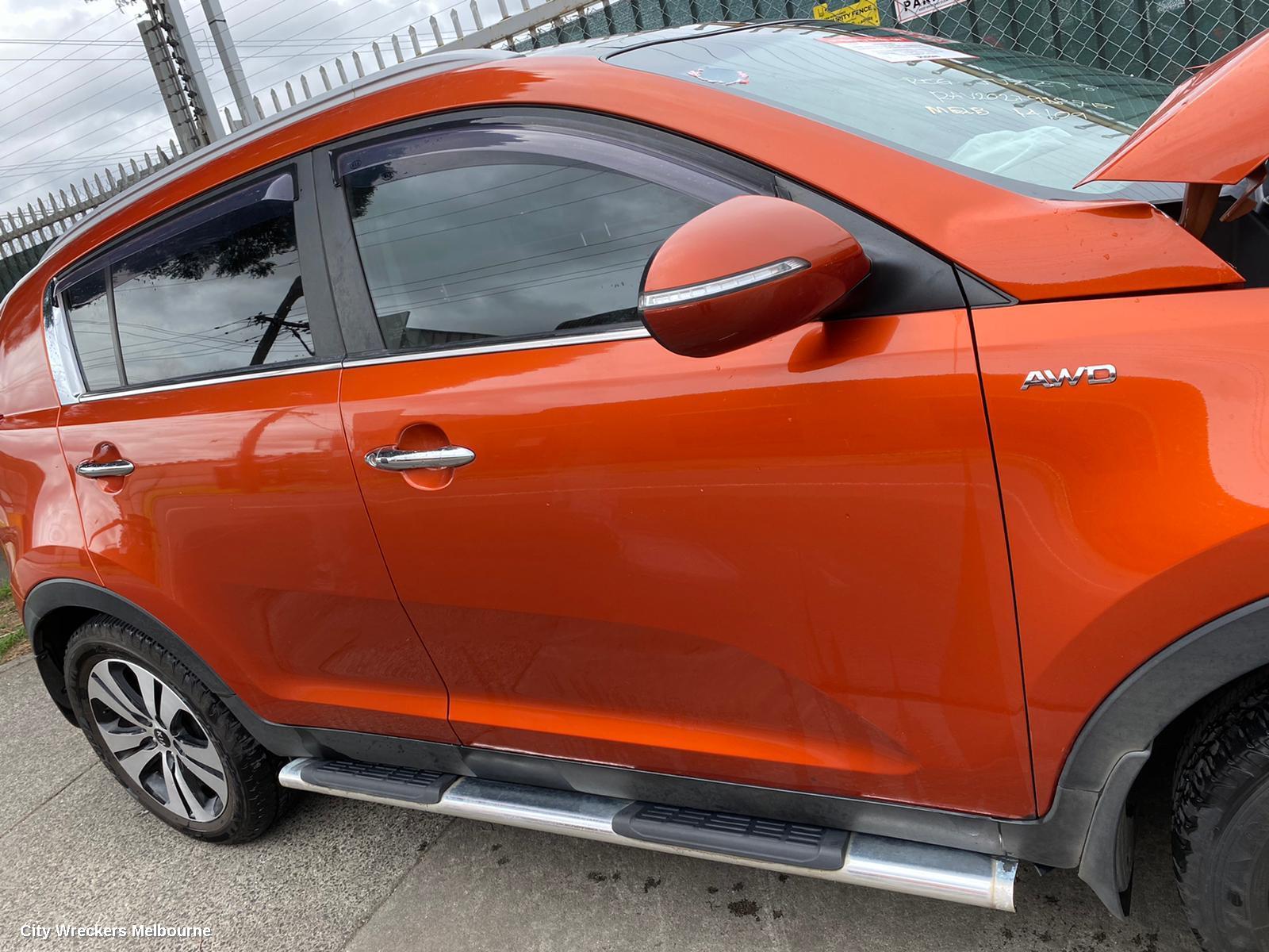 KIA SPORTAGE RIGHT REAR DOOR, SL, 05/2010 - 10/2015