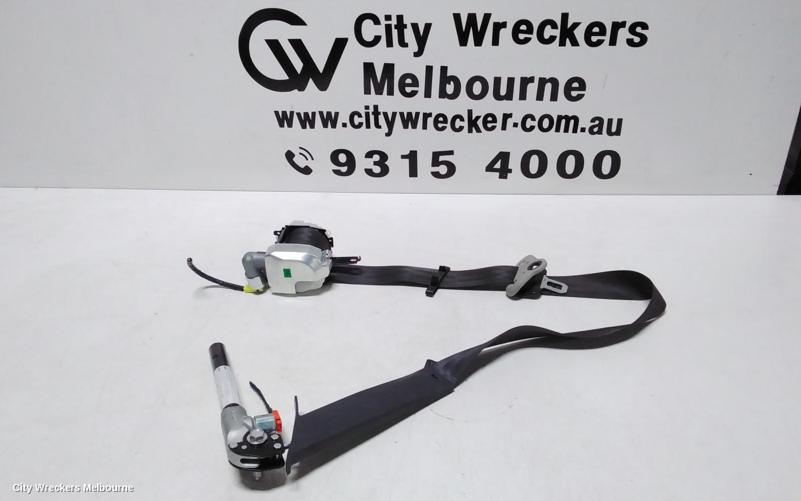 RENAULT KALEOS SEATBELT/STALK, RH FRONT, SEAT BELT ONLY, H45, 09/2008 - 04/2016