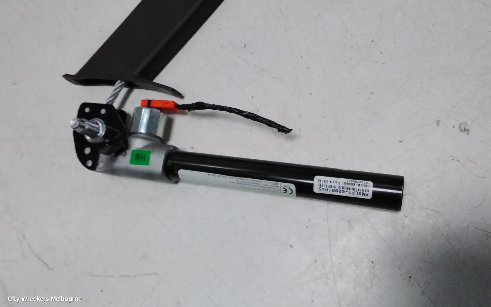 RENAULT KALEOS SEATBELT/STALK, RH FRONT, SEAT BELT ONLY, H45, 09/2008 - 04/2016