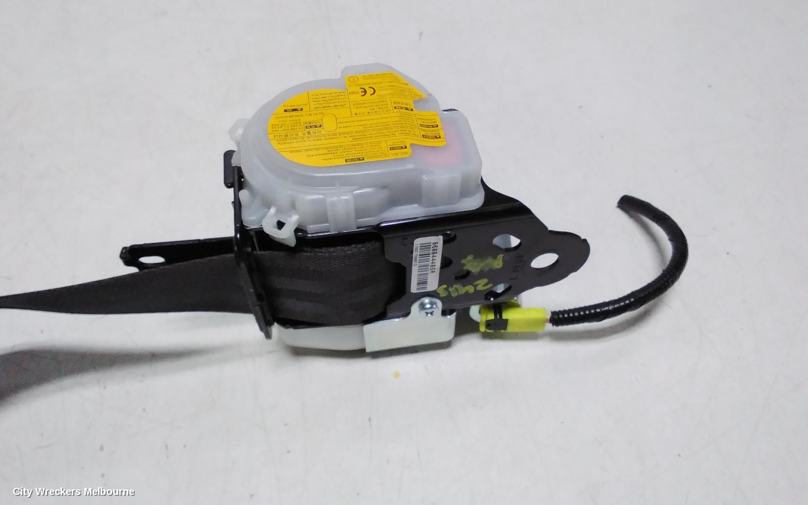 RENAULT KALEOS SEATBELT/STALK, RH FRONT, SEAT BELT ONLY, H45, 09/2008 - 04/2016
