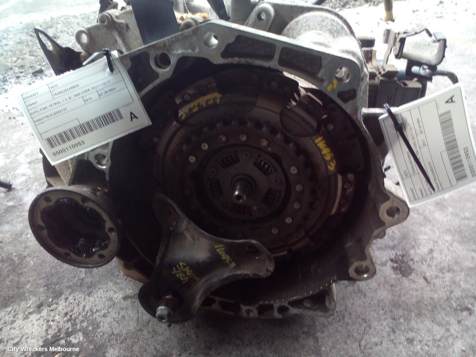 SKODA YETI TRANS/GEARBOX, AUTO, FWD, PETROL, 1.2, 5L, NQK CODE, 09/2011 - 12/2017