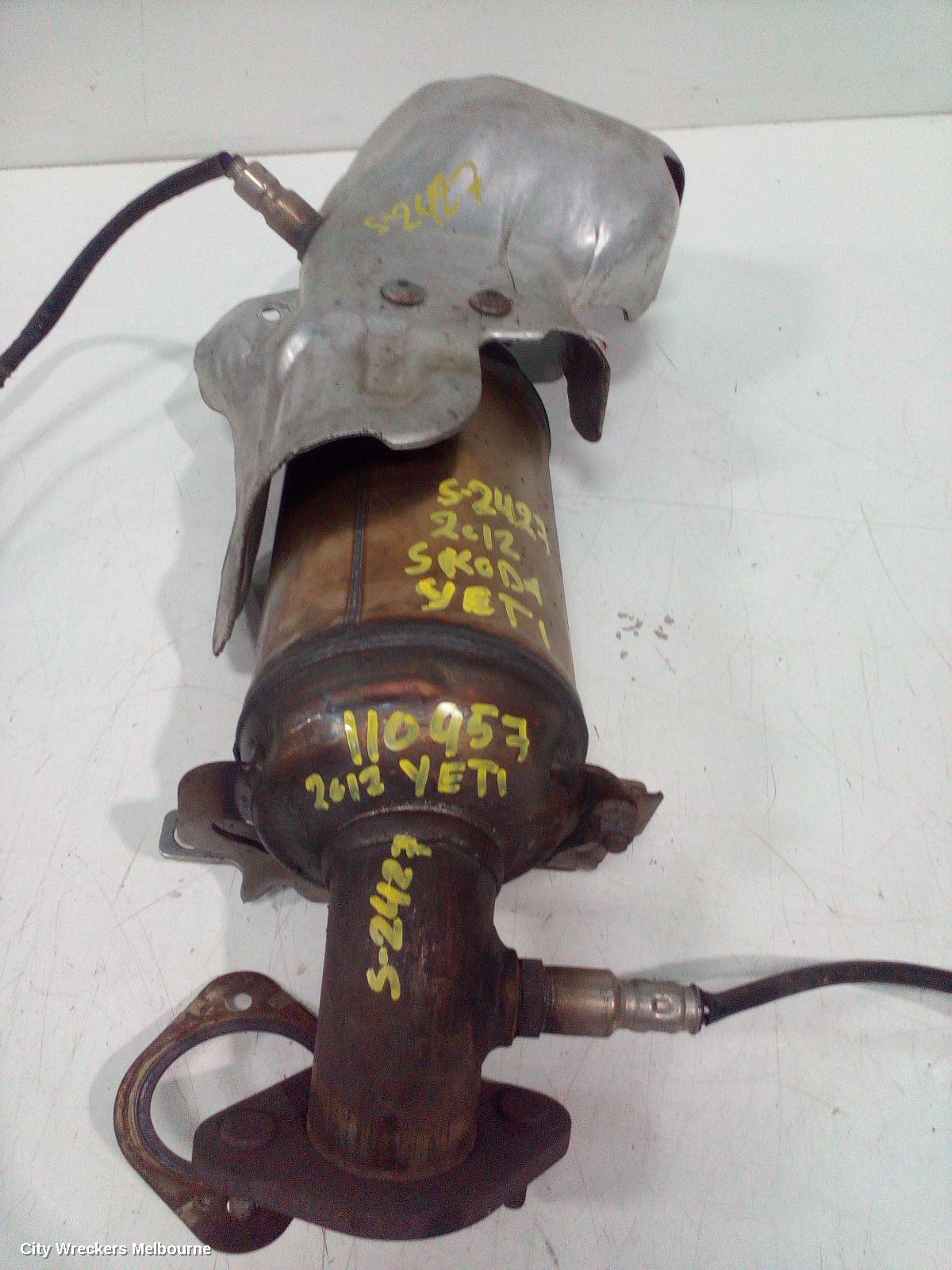 SKODA YETI CATALYTIC CONVERTER, DOWNPIPE-CAT TYPE, 1.2, PETROL, CBZB/CYVB CODE, 5L, 09/2011 - 12/2017