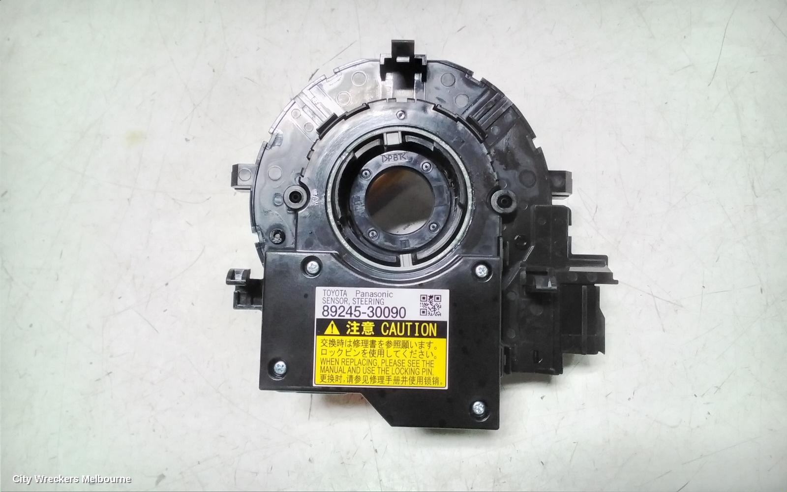 TOYOTA CAMRY AIRBAG MODULE/SENSOR, CLOCKSPRING, ASV50/AVV50, 12/2011 - 10/2017
