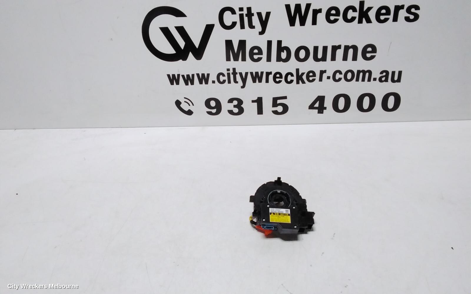 TOYOTA CAMRY AIRBAG MODULE/SENSOR, CLOCKSPRING, ASV50/AVV50, 12/2011 - 10/2017