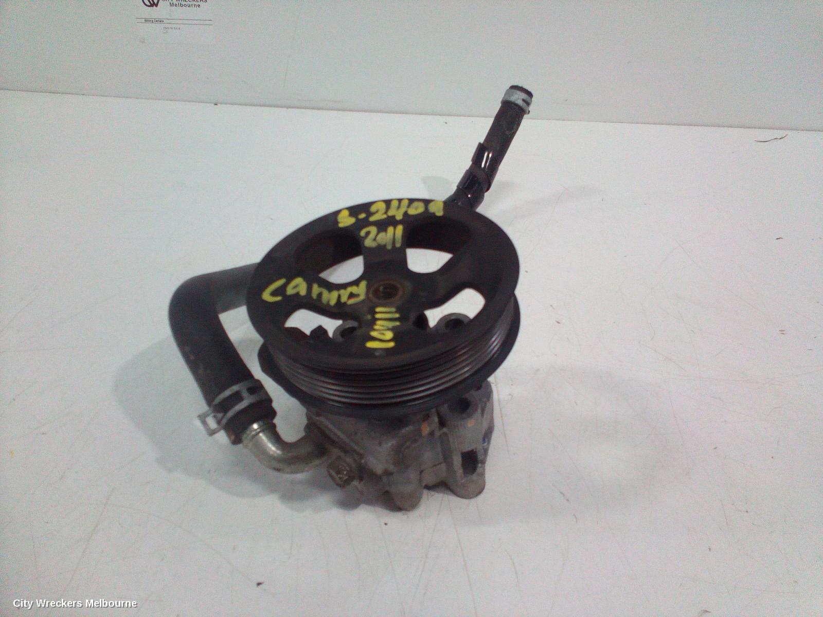 TOYOTA CAMRY STEERING PUMP, ACV40, 2.4, 2AZ-FE, 06/2006 - 11/2011
