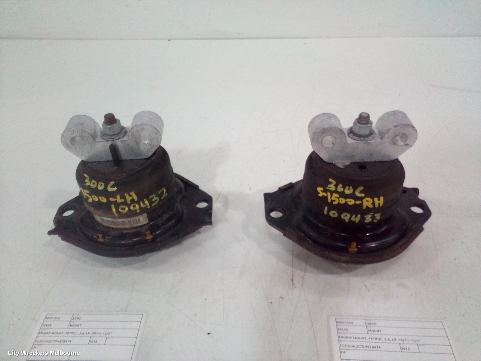 CHRYSLER 300C MOUNT, ENGINE MOUNT, PETROL, 3.6, LX, 05/2012 - 12/2021