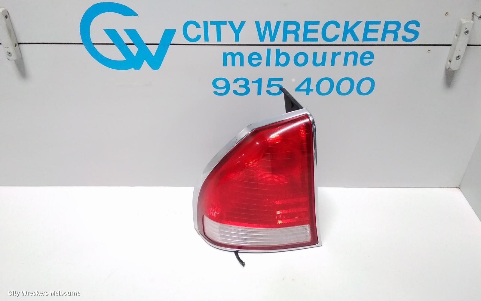 MITSUBISHI VERADA LEFT TAILLIGHT, KJ, SEDAN, 08/2000 - 09/2003