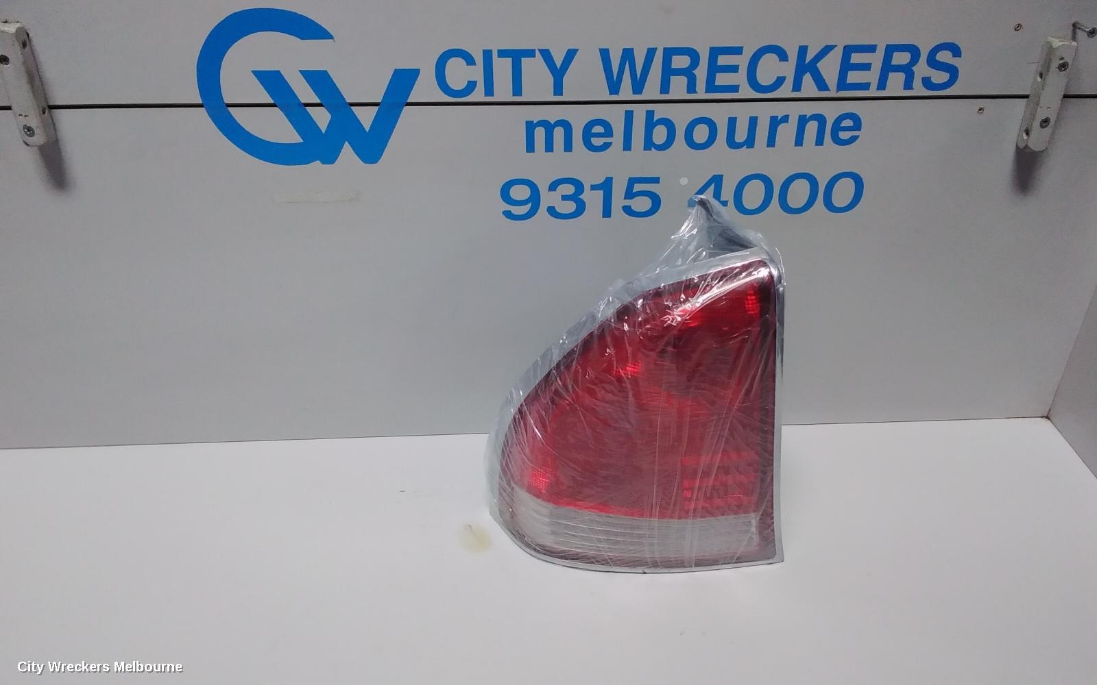 MITSUBISHI VERADA LEFT TAILLIGHT, KJ, SEDAN, 08/2000 - 09/2003