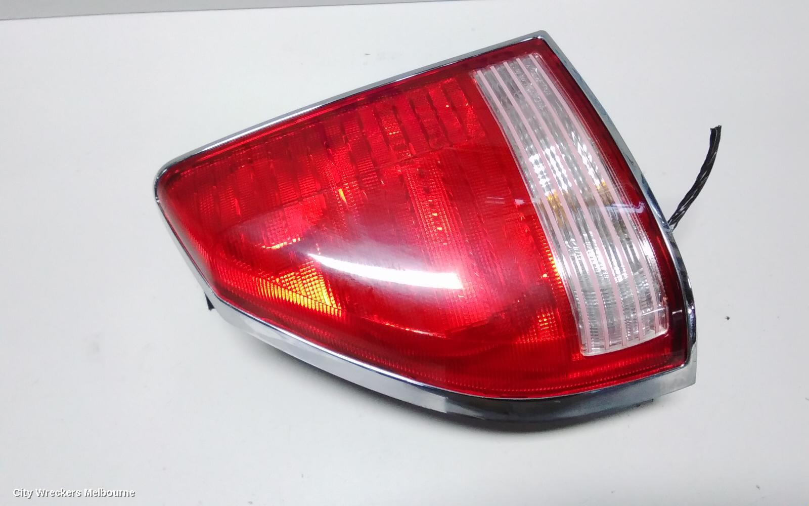 MITSUBISHI VERADA LEFT TAILLIGHT, KJ, SEDAN, 08/2000 - 09/2003