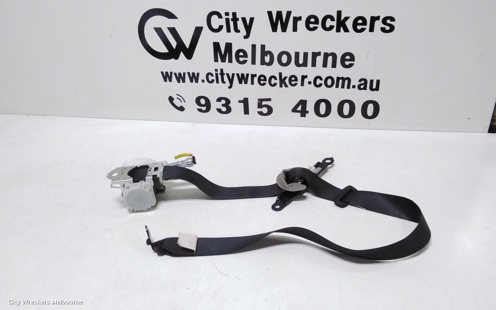 TOYOTA KLUGER SEATBELT/STALK, RH FRONT, SEAT BELT ONLY, GSU50-GSU55, 12/2013 - 02/2021