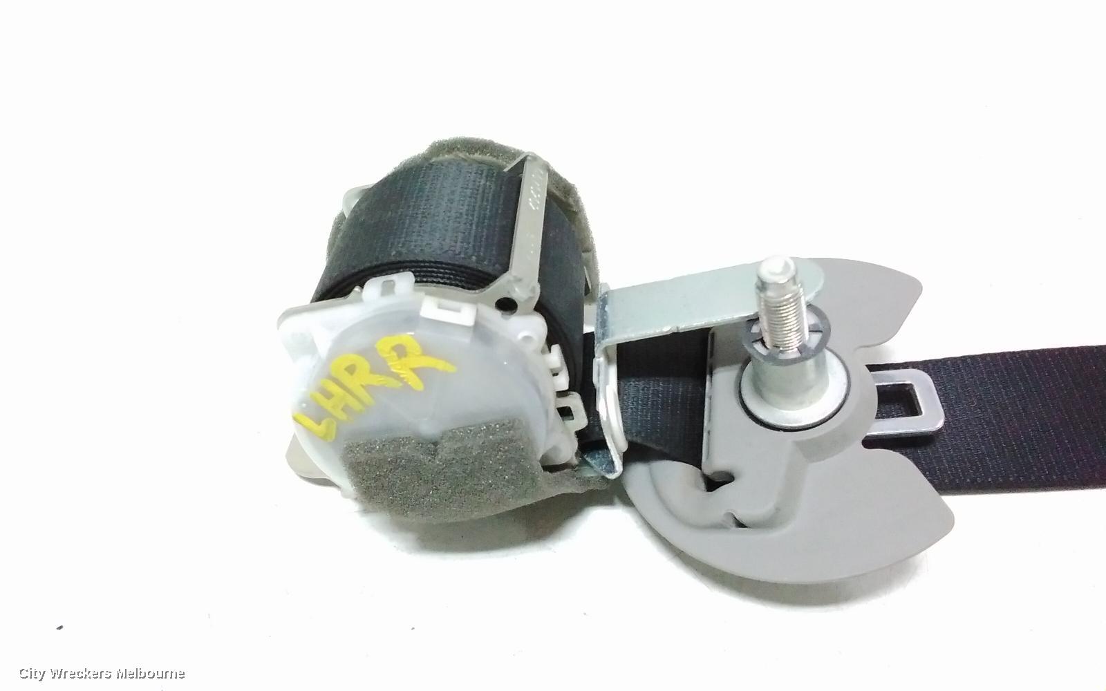 TOYOTA KLUGER SEATBELT/STALK, LH REAR 3RD ROW, SEAT BELT ONLY, GSU40-GSU45, 07/2010 - 02/2014