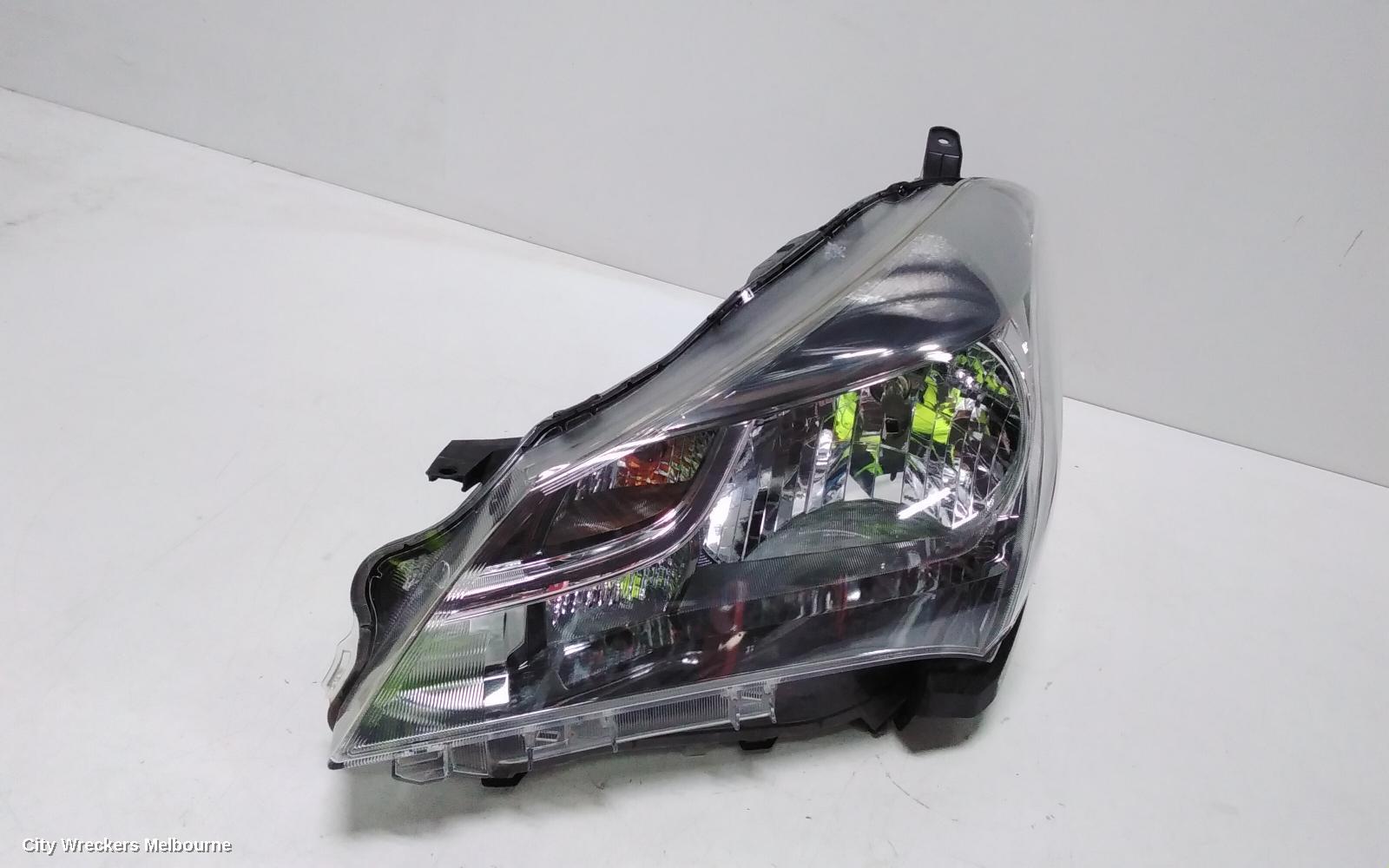 TOYOTA YARIS LEFT HEADLAMP, NCP13#, HATCH, ASCENT/SX, HALOGEN TYPE, 07/2014 - 12/2016