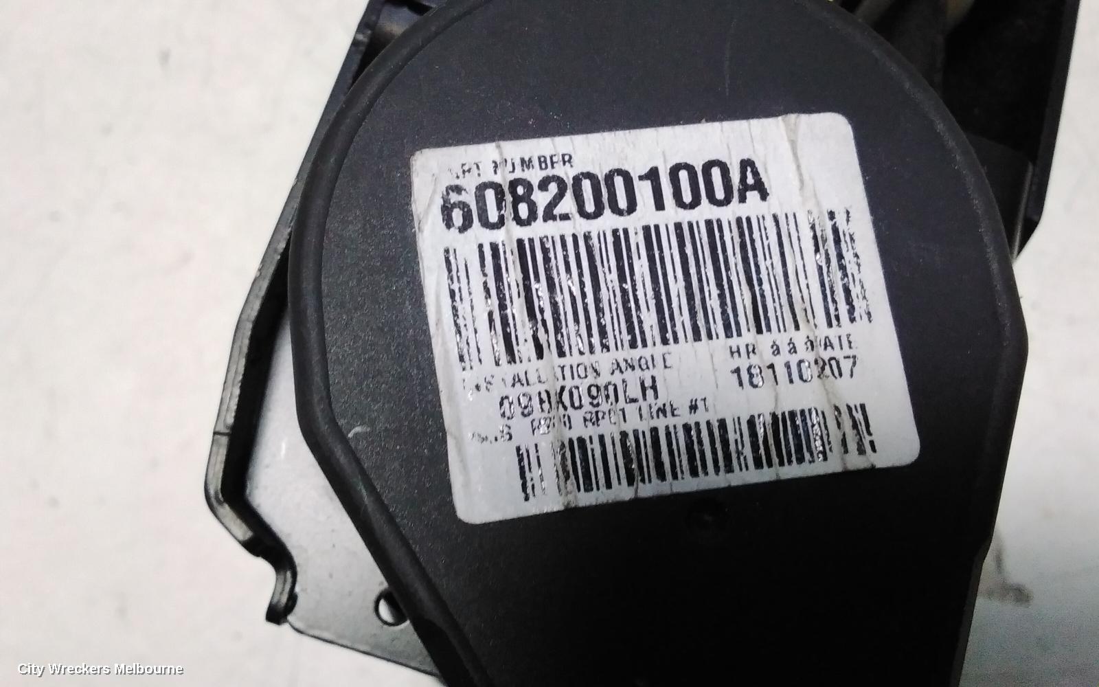 HONDA CRV SEATBELT/STALK, LH FRONT, SEAT BELT ONLY, BLACK, RE, 03/2007 - 10/2012