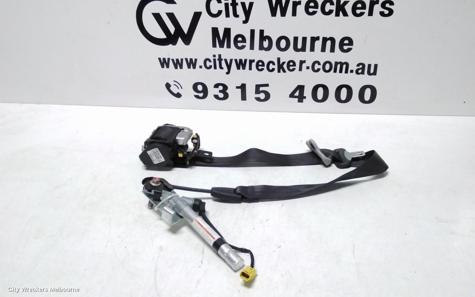 HONDA CRV SEATBELT/STALK, LH FRONT, SEAT BELT ONLY, BLACK, RE, 03/2007 - 10/2012