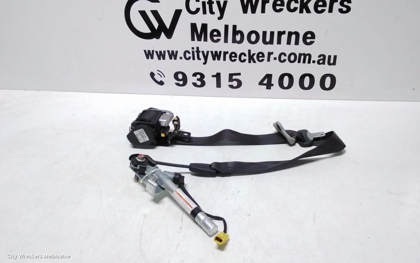 HONDA CRV SEATBELT/STALK, LH FRONT, SEAT BELT ONLY, BLACK, RE, 03/2007 - 10/2012
