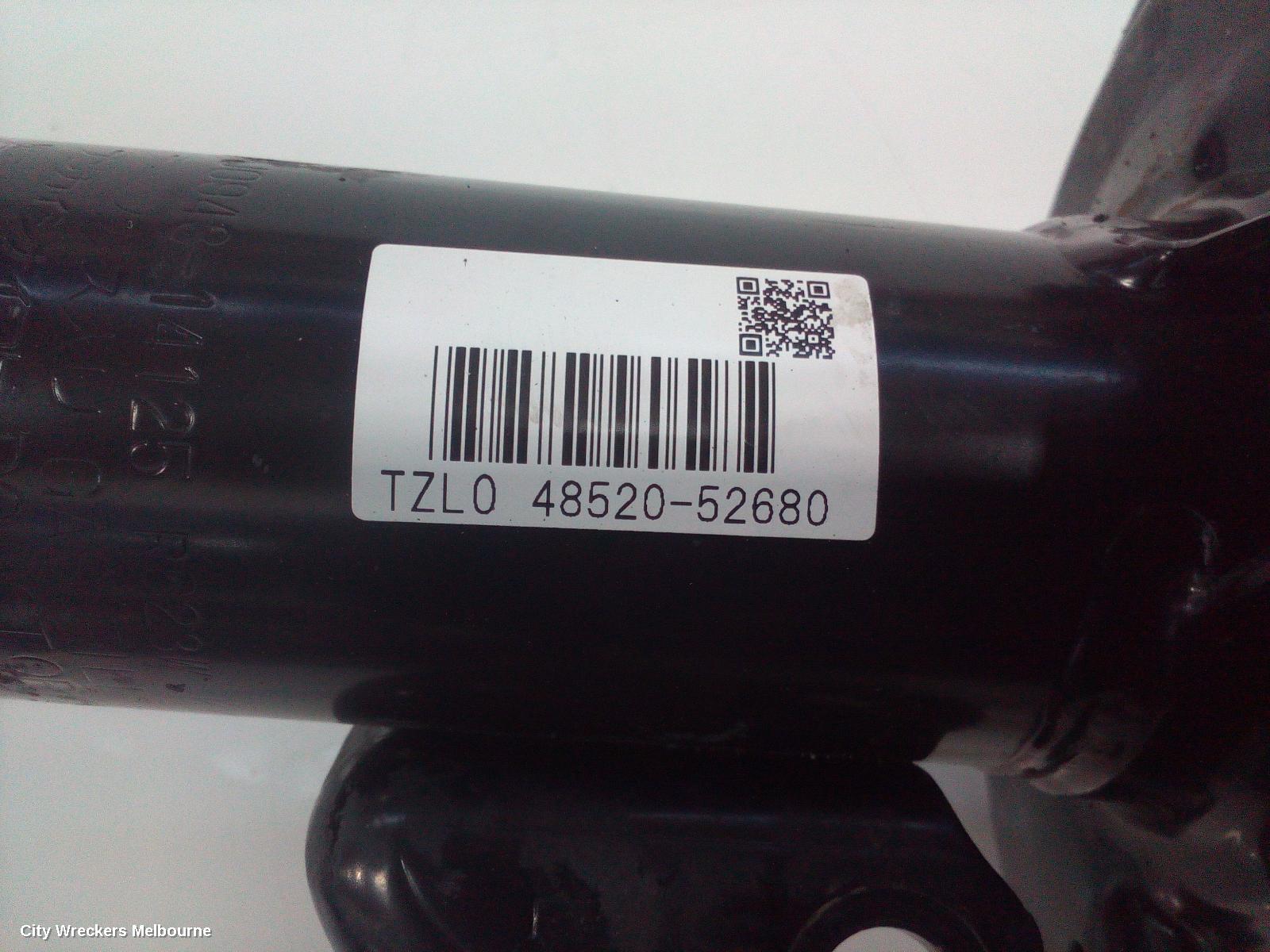 TOYOTA YARIS LEFT FRONT STRUT, NCP13#, 07/2014 - 12/2016