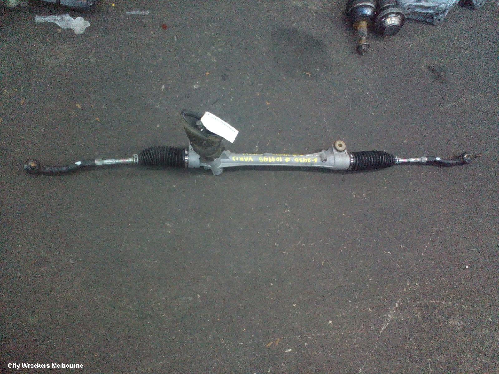 TOYOTA YARIS STEERING BOX/RACK, NCP13#, 07/2014 - 12/2019