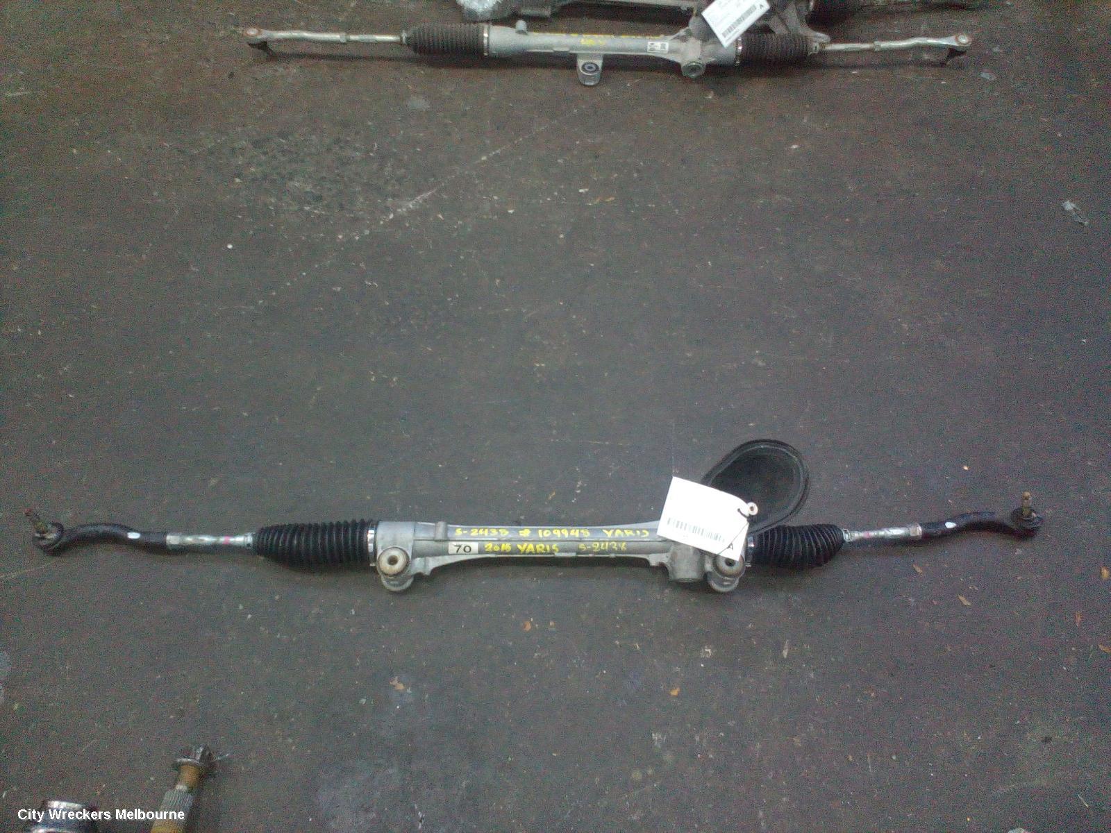 TOYOTA YARIS STEERING BOX/RACK, NCP13#, 07/2014 - 12/2019