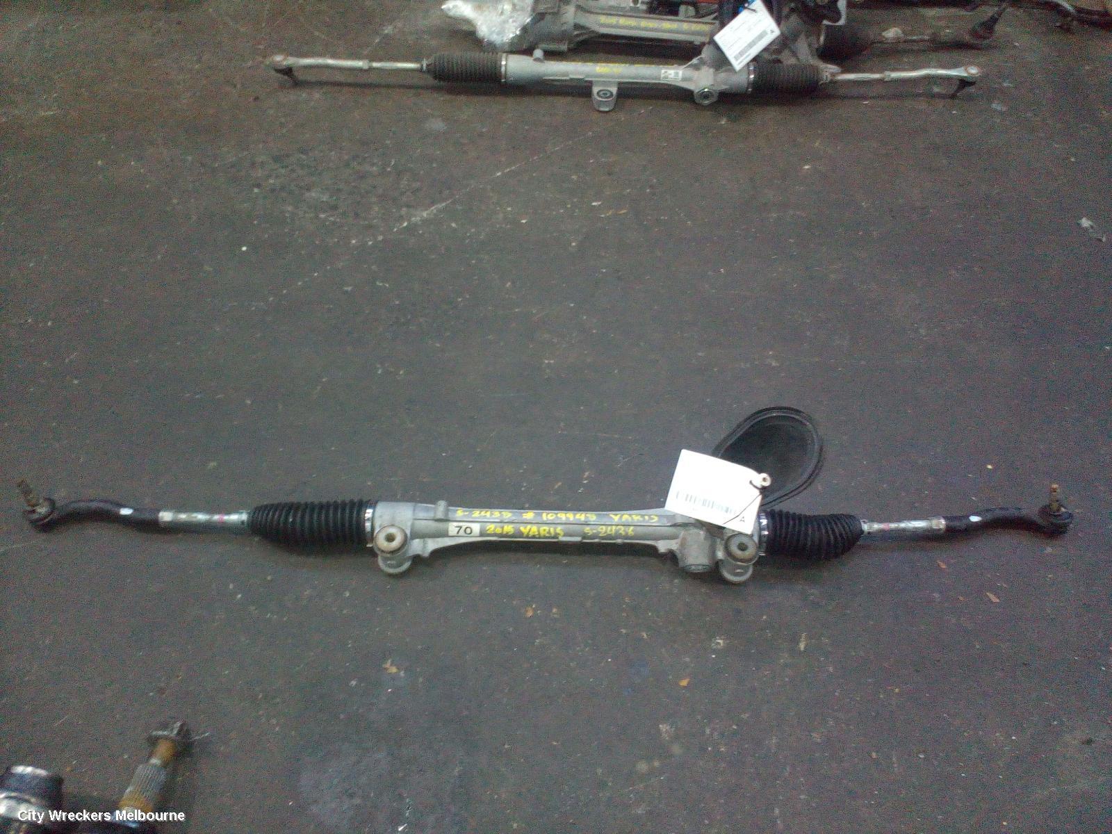 TOYOTA YARIS STEERING BOX/RACK, NCP13#, 07/2014 - 12/2019