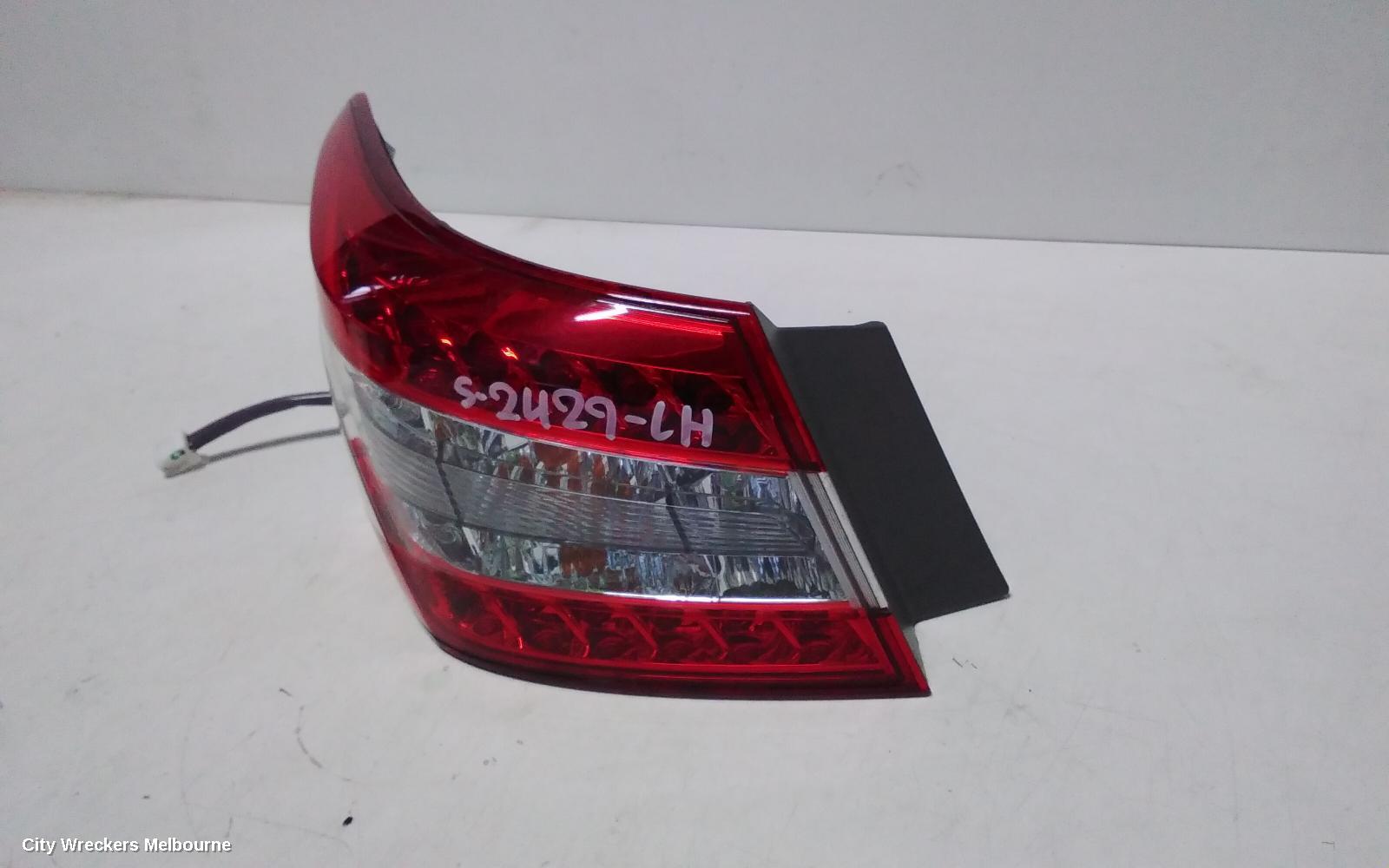 NISSAN PULSAR LEFT TAILLIGHT, B17, SEDAN, 12/2012 - 12/2017