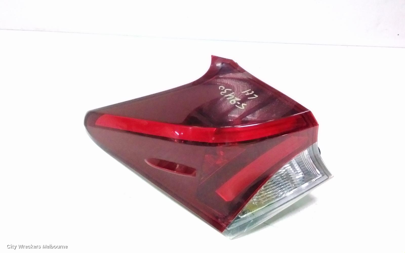 TOYOTA COROLLA LEFT TAILLIGHT, ZRE182R/ZWE186R, HATCH, 03/2015 - 06/2018