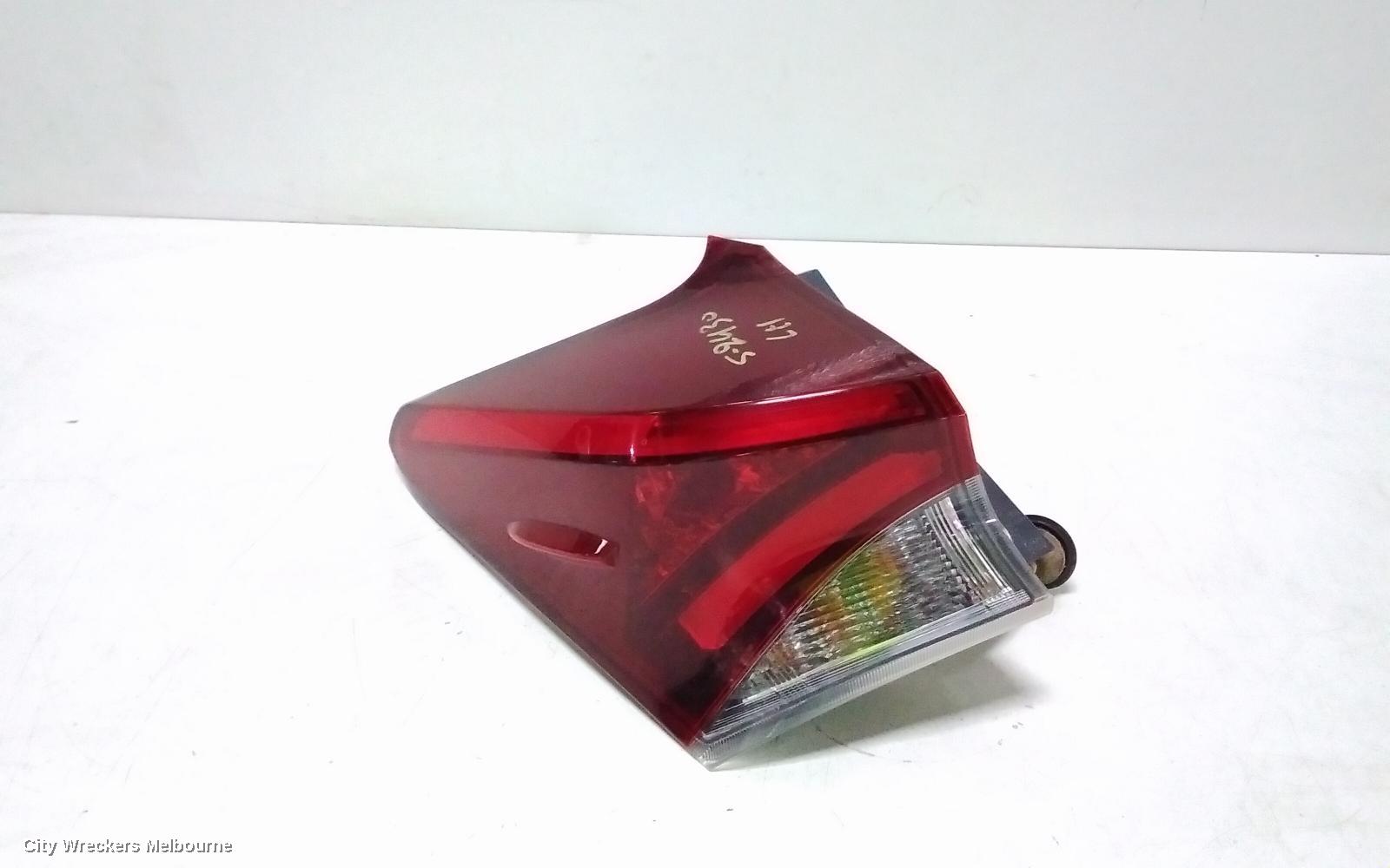 TOYOTA COROLLA LEFT TAILLIGHT, ZRE182R/ZWE186R, HATCH, 03/2015 - 06/2018