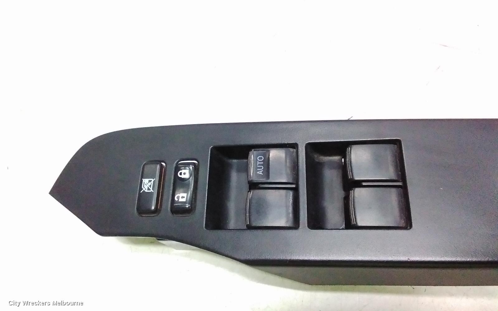 TOYOTA COROLLA PWR DR WIND SWITCH, RH FRONT (MASTER SWITCH), ZRE182R, HATCH, STANDARD, 03/2015 - 06/2018