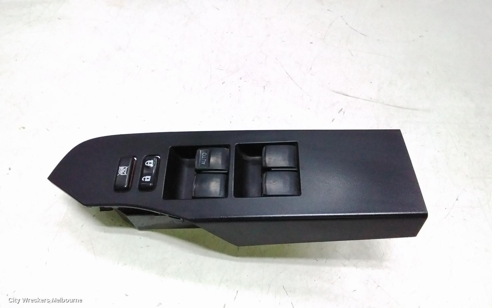 TOYOTA COROLLA PWR DR WIND SWITCH, RH FRONT (MASTER SWITCH), ZRE182R, HATCH, STANDARD, 03/2015 - 06/2018