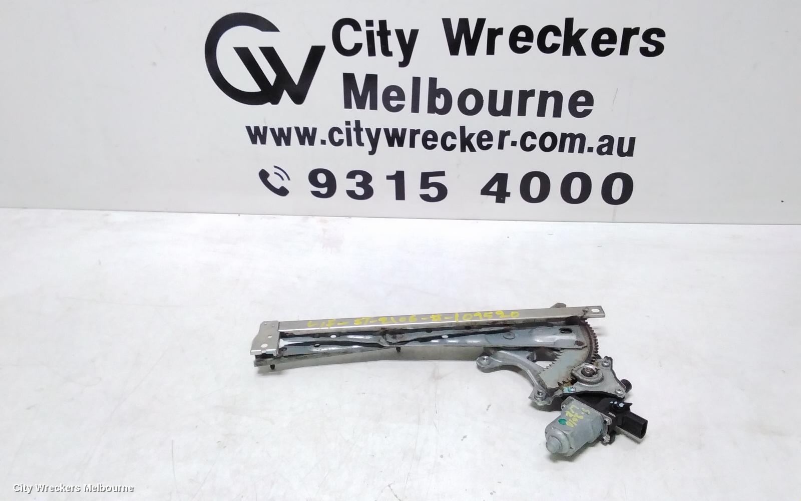 HONDA CIVIC LEFT FRONT WINDOW REG/MOTOR, 9TH GEN, SEDAN, 02/2012 - 04/2016