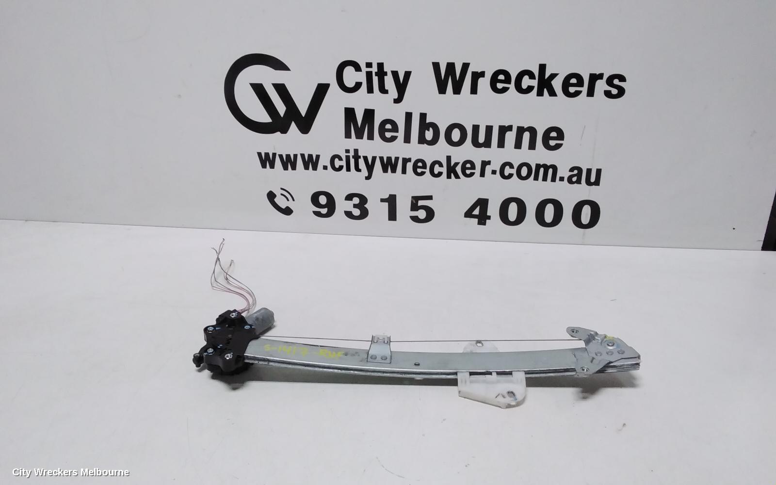 HONDA CITY RIGHT FRONT WINDOW REG/MOTOR, GM6, 01/2014 - 09/2020