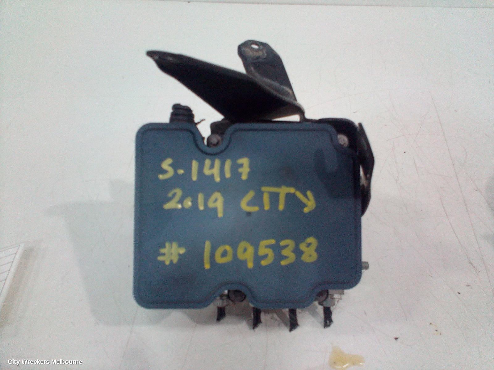 HONDA CITY ABS PUMP/MODULATOR, GM6, 1.5, MANUAL T/M, 01/2014 - 09/2020