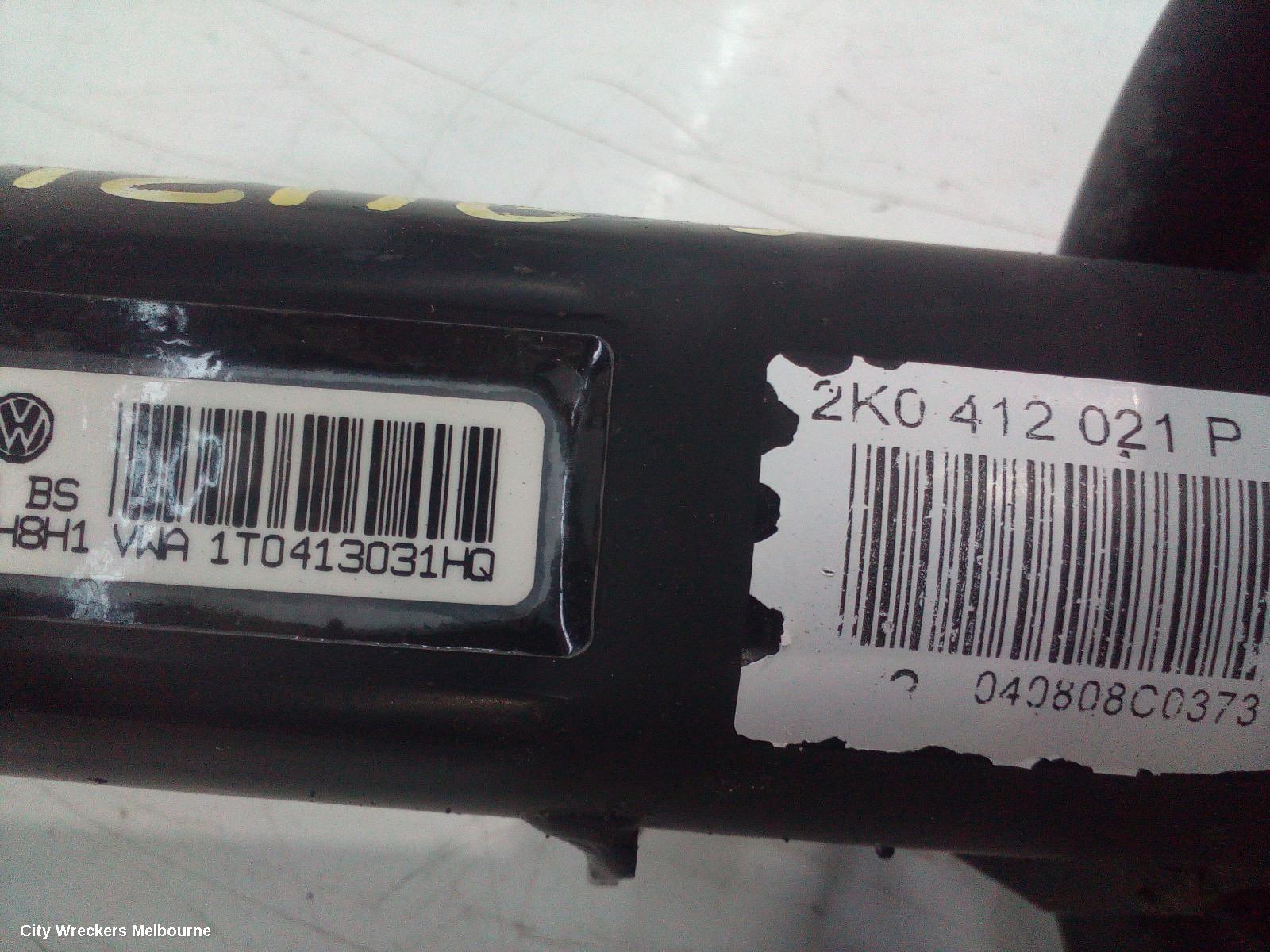 VOLKSWAGEN CADDY LEFT FRONT STRUT, 2K, STANDARD, 12/2004 - 08/2010