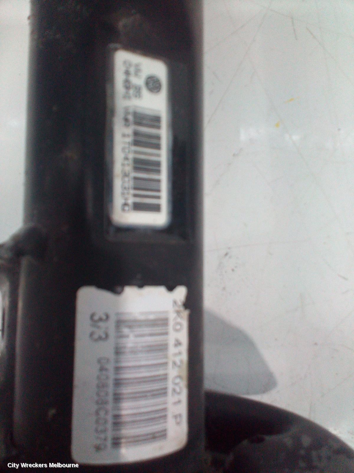 VOLKSWAGEN CADDY RIGHT FRONT STRUT, 2K, STANDARD, 12/2004 - 08/2010