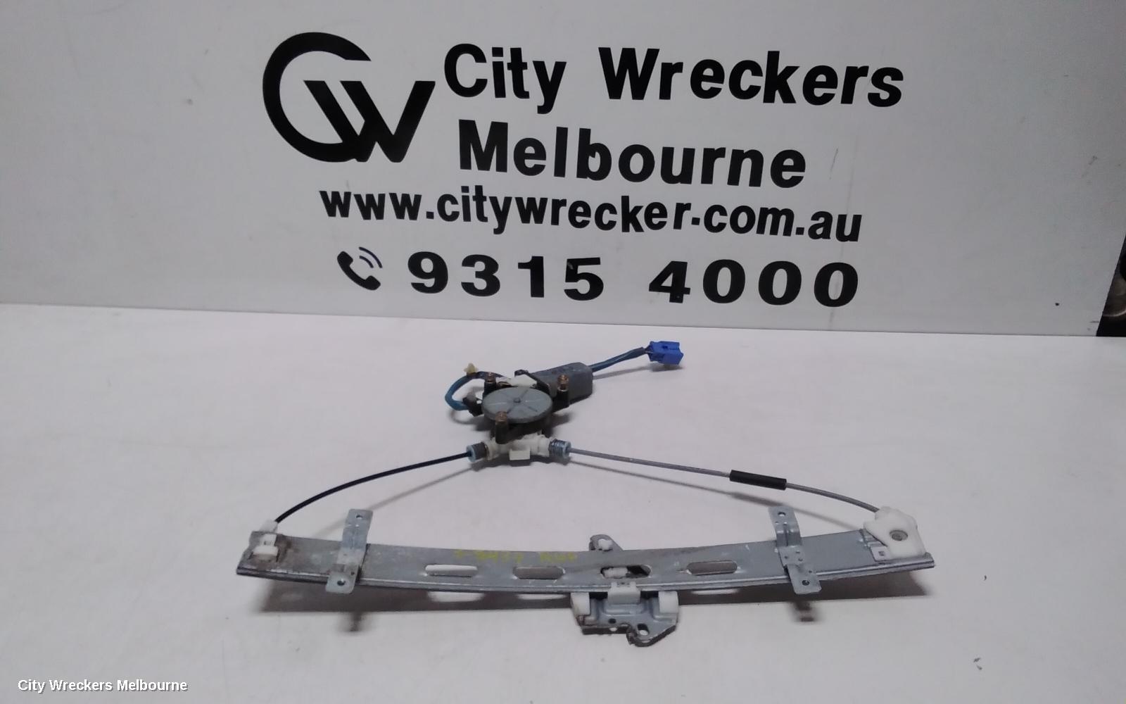 HONDA CIVIC RIGHT FRONT WINDOW REG/MOTOR, 7TH GEN, POWER, SEDAN, 11/2000 - 12/2005
