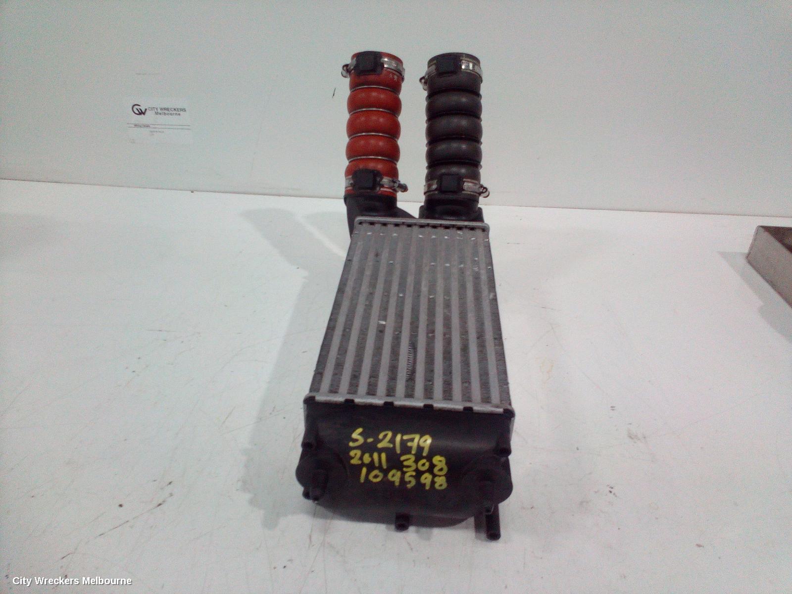 PEUGEOT 308 INTERCOOLER, PETROL, 1.6, T7, 09/2007 - 09/2014