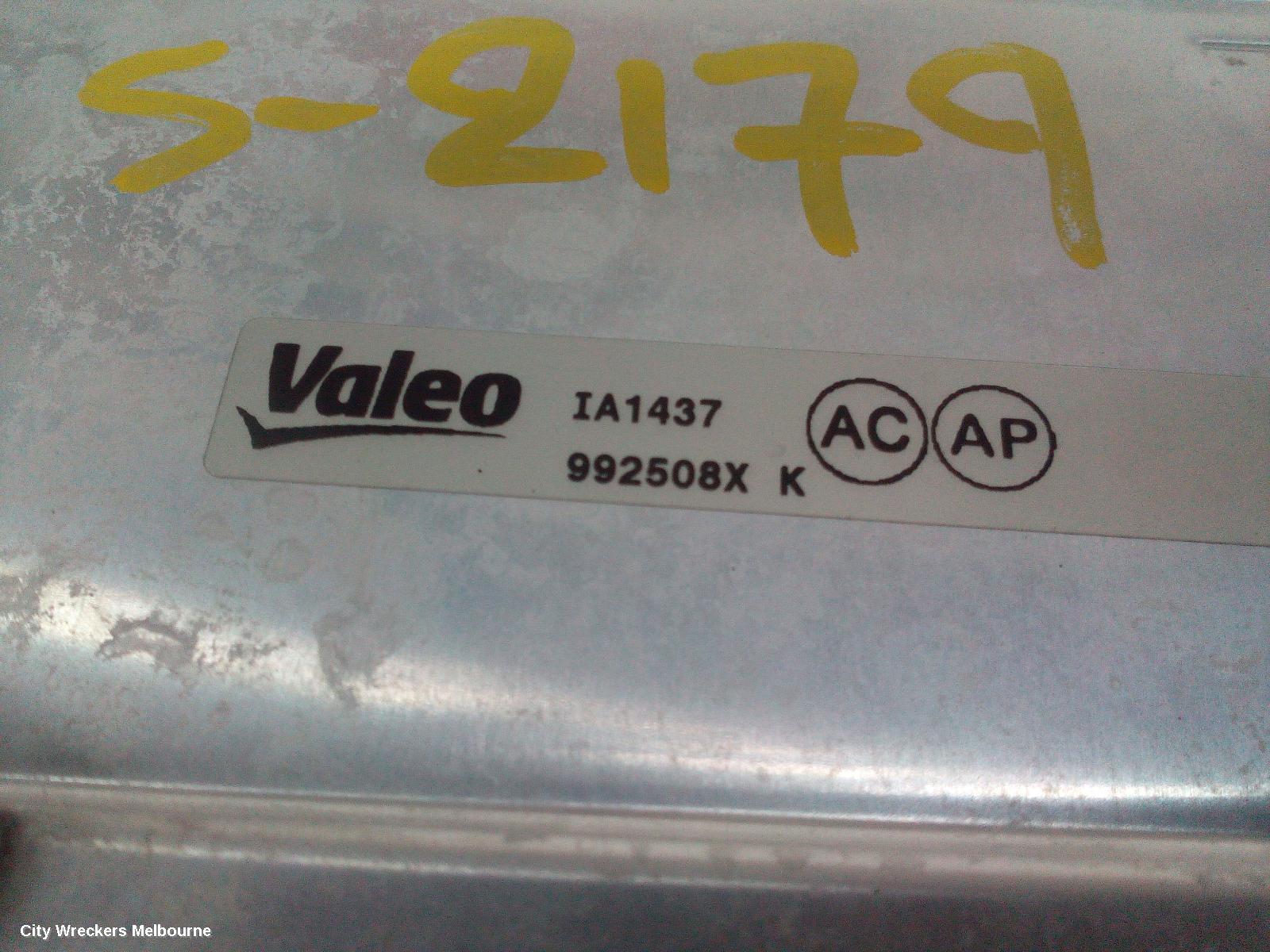 PEUGEOT 308 INTERCOOLER, PETROL, 1.6, T7, 09/2007 - 09/2014