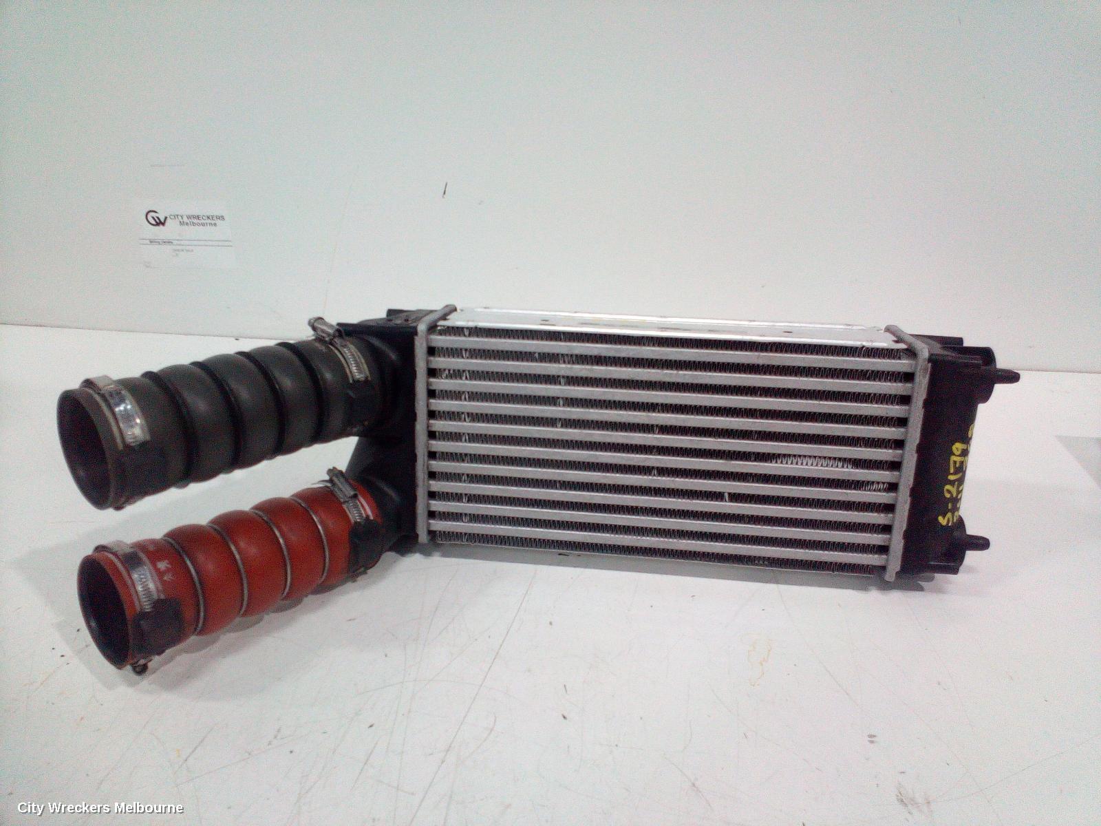 PEUGEOT 308 INTERCOOLER, PETROL, 1.6, T7, 09/2007 - 09/2014