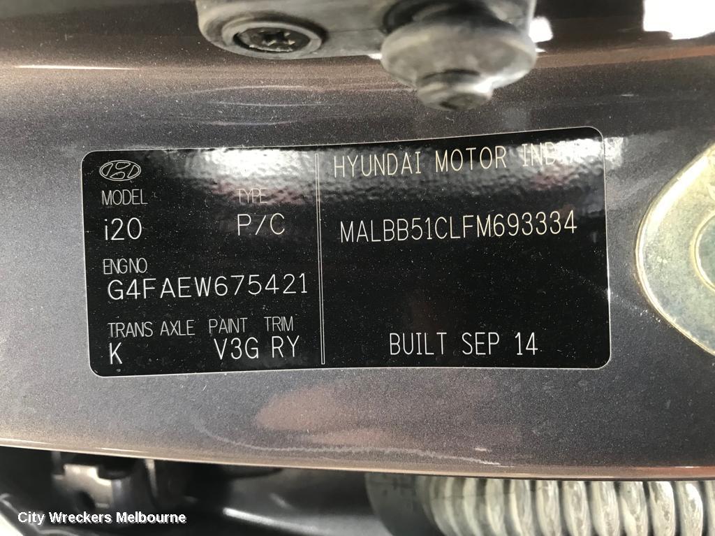 HYUNDAI I20 LEFT FRONT WINDOW REG/MOTOR, PB, 5DR HATCH, 07/2010 - 12/2015
