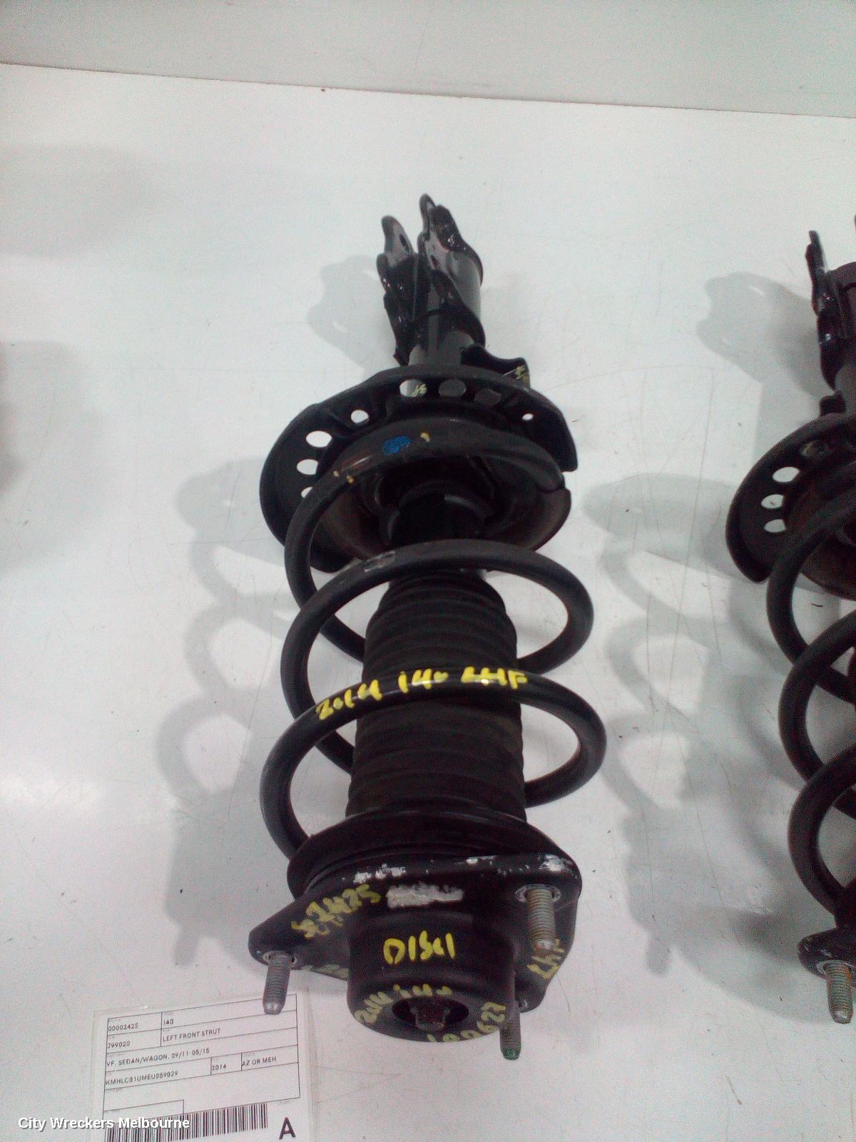 HYUNDAI I40 LEFT FRONT STRUT, VF, SEDAN/WAGON, 09/2011 - 05/2015